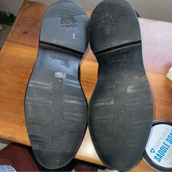 Allen Edmonds Ashton Black Shell leather Split Toe Derby Dress Shoes Sz 10D - Picture 9 of 12